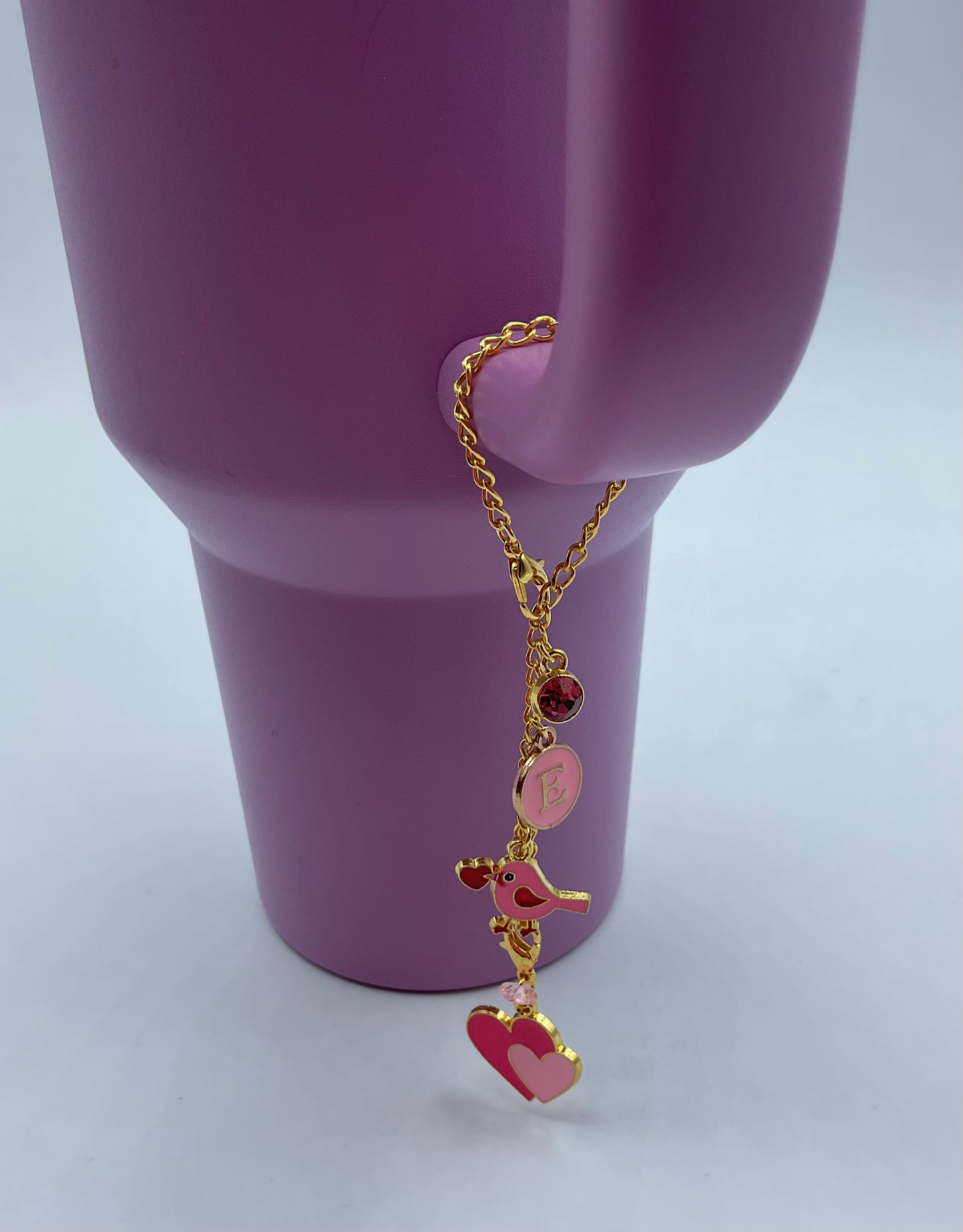 Personalized Valentine Stanley Cup Compatible Love Charm