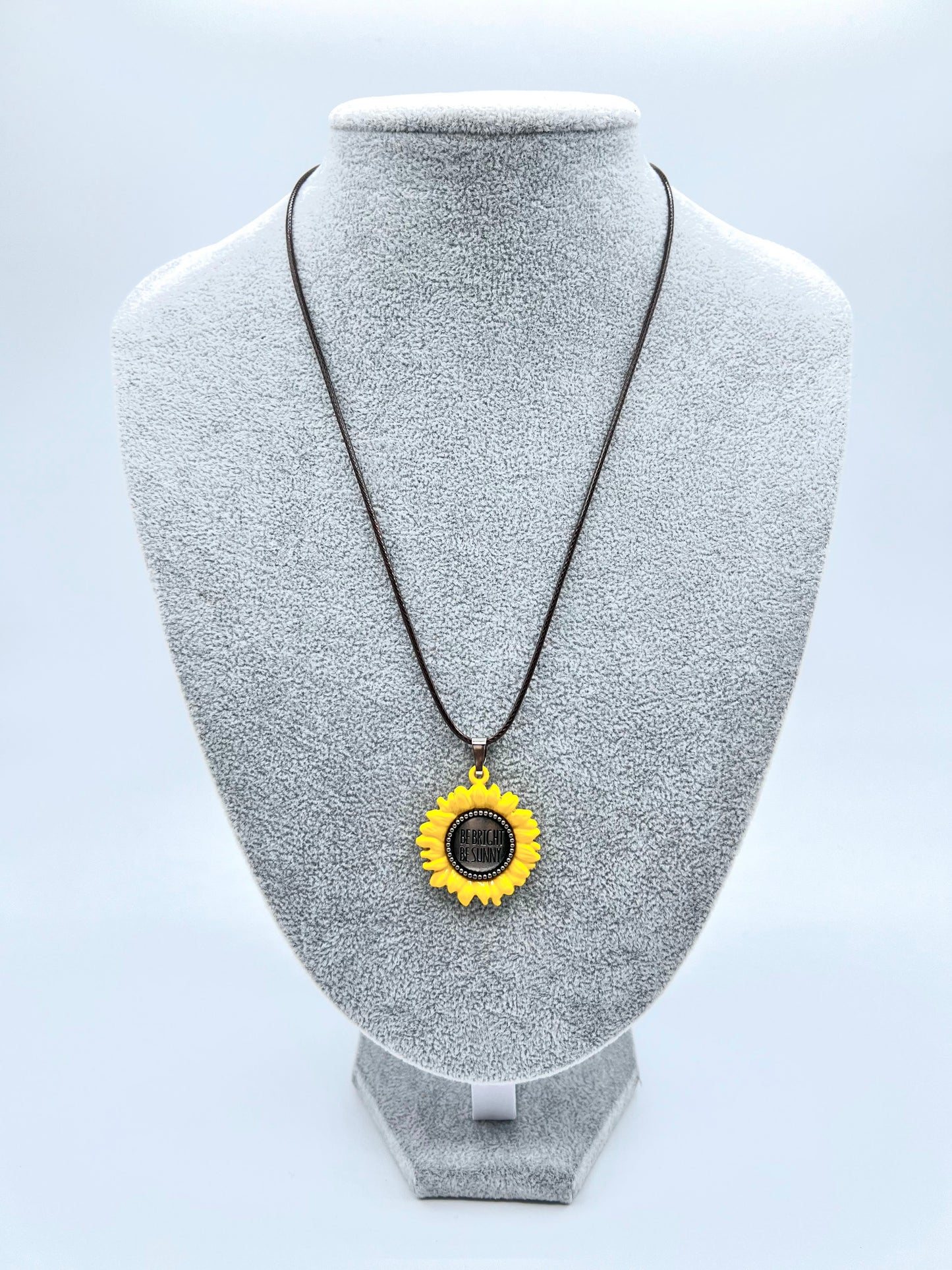 Sunflower Charm Necklace Spring, Summer and Friendship Inspired