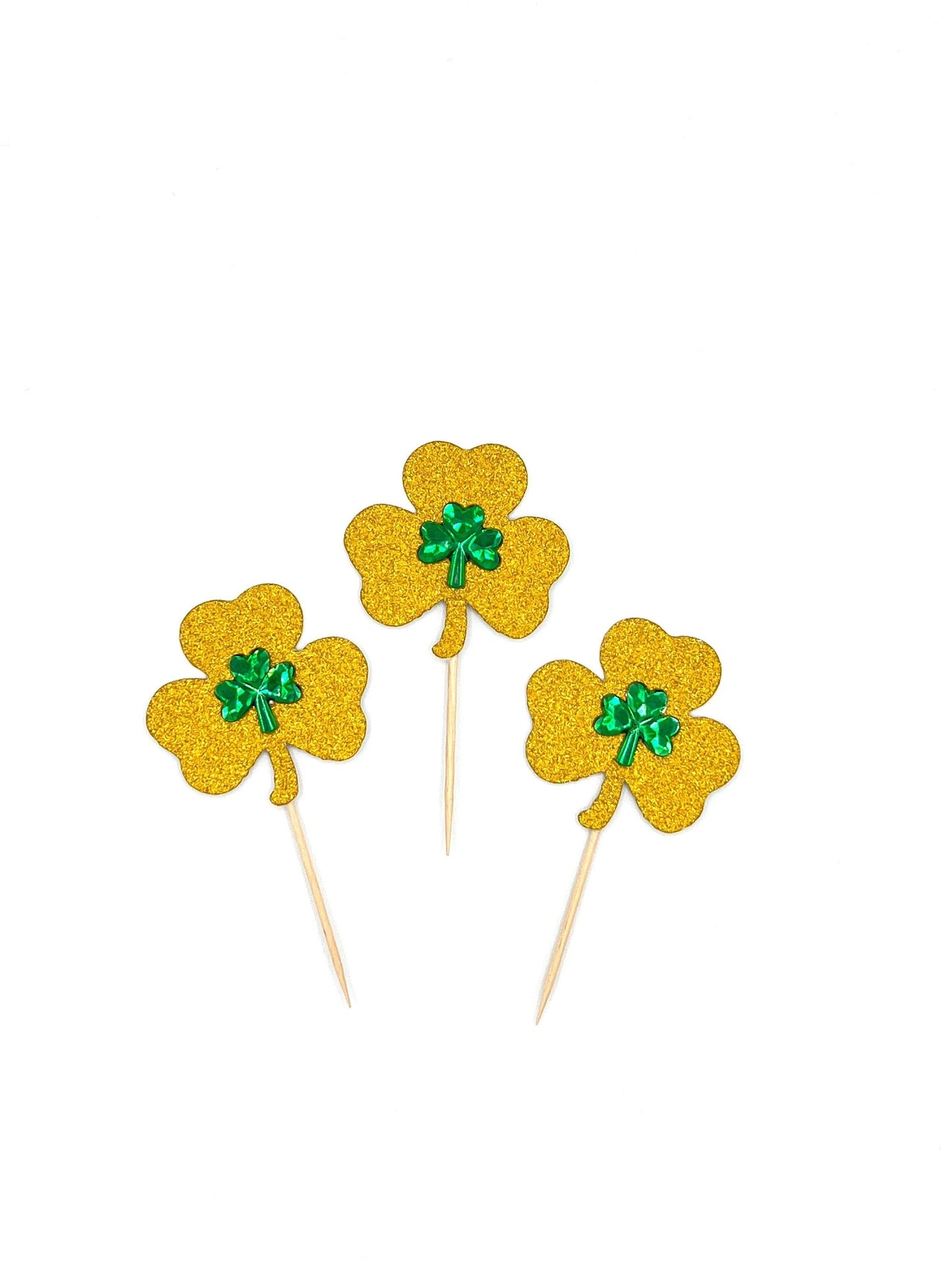Shamrock Cupcake Toppers