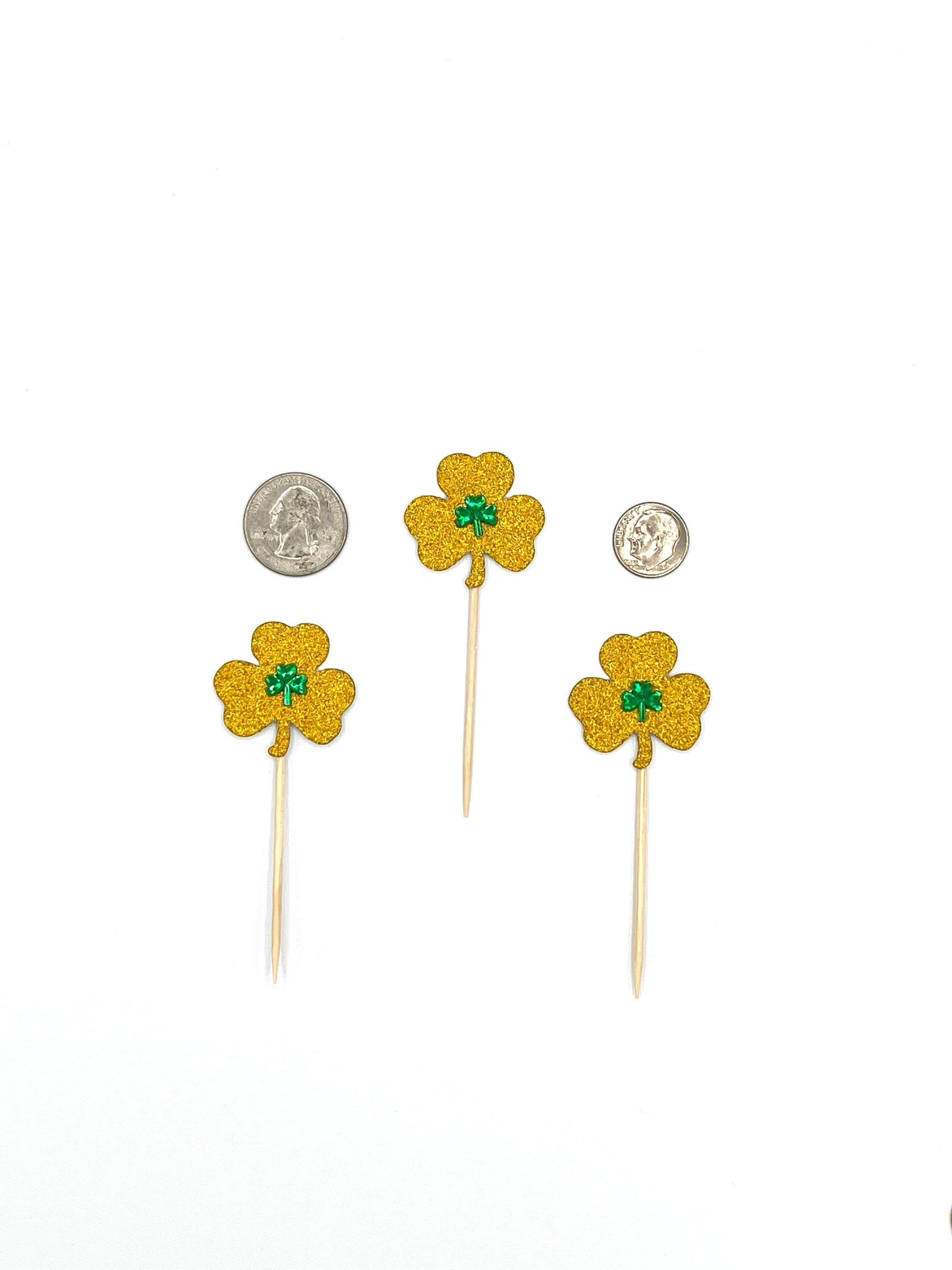 Shamrock Cupcake Toppers
