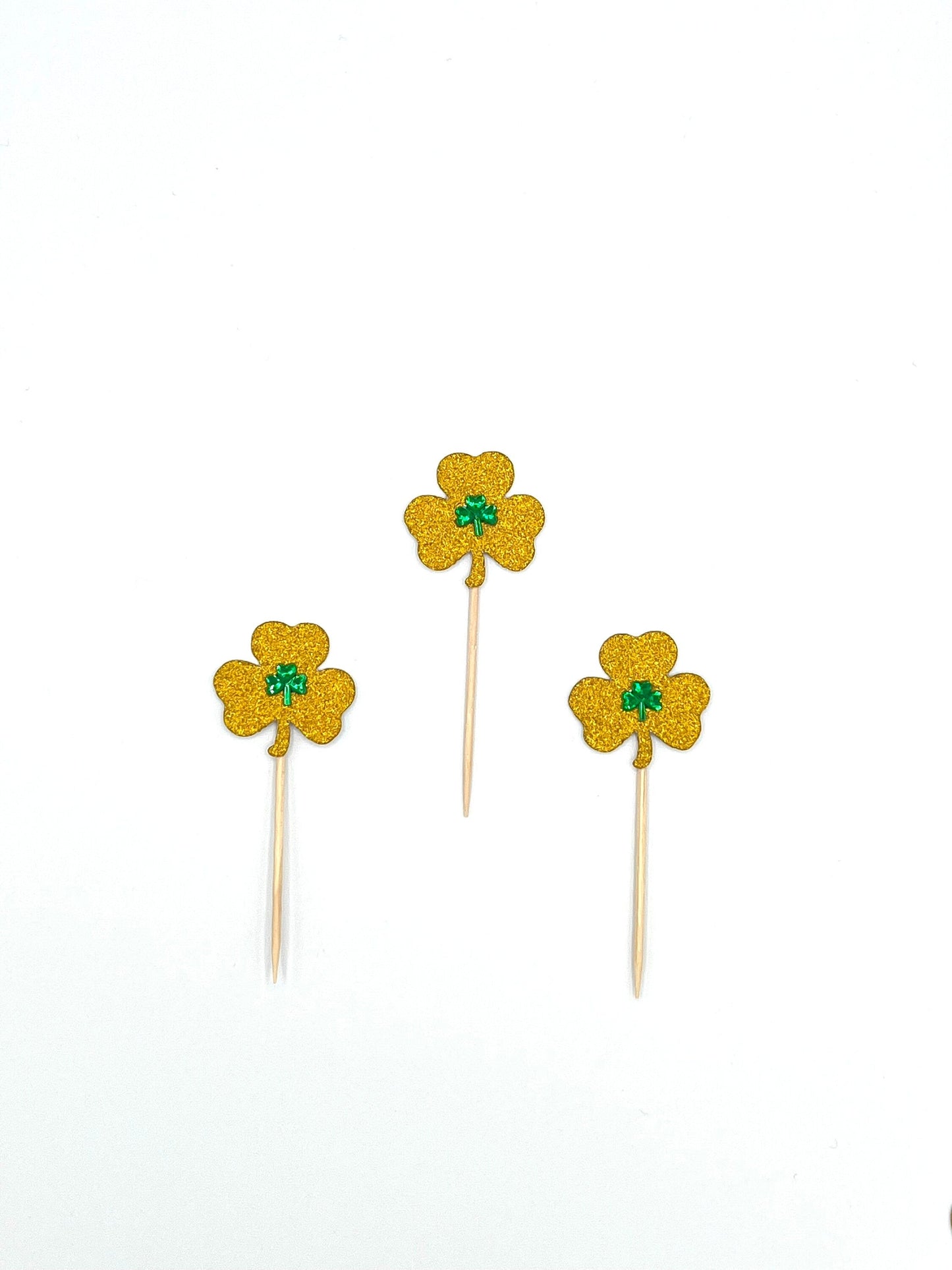 Shamrock Cupcake Toppers
