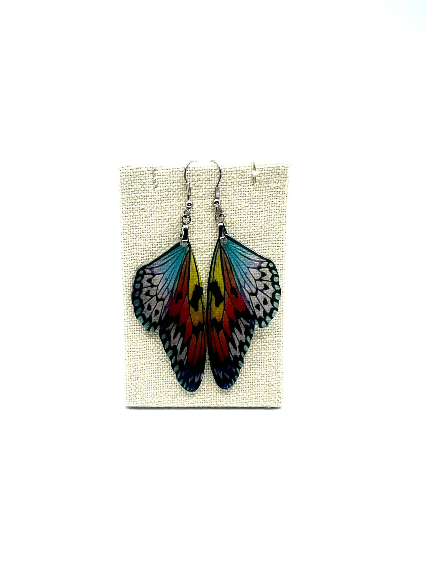 Butterfly Wing Earrings Dangle Drop