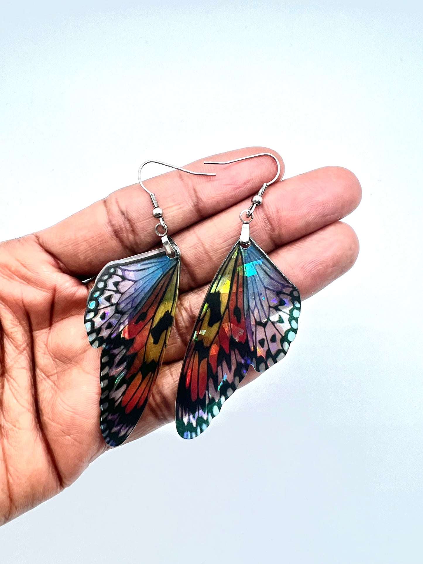 Butterfly Wing Earrings Dangle Drop