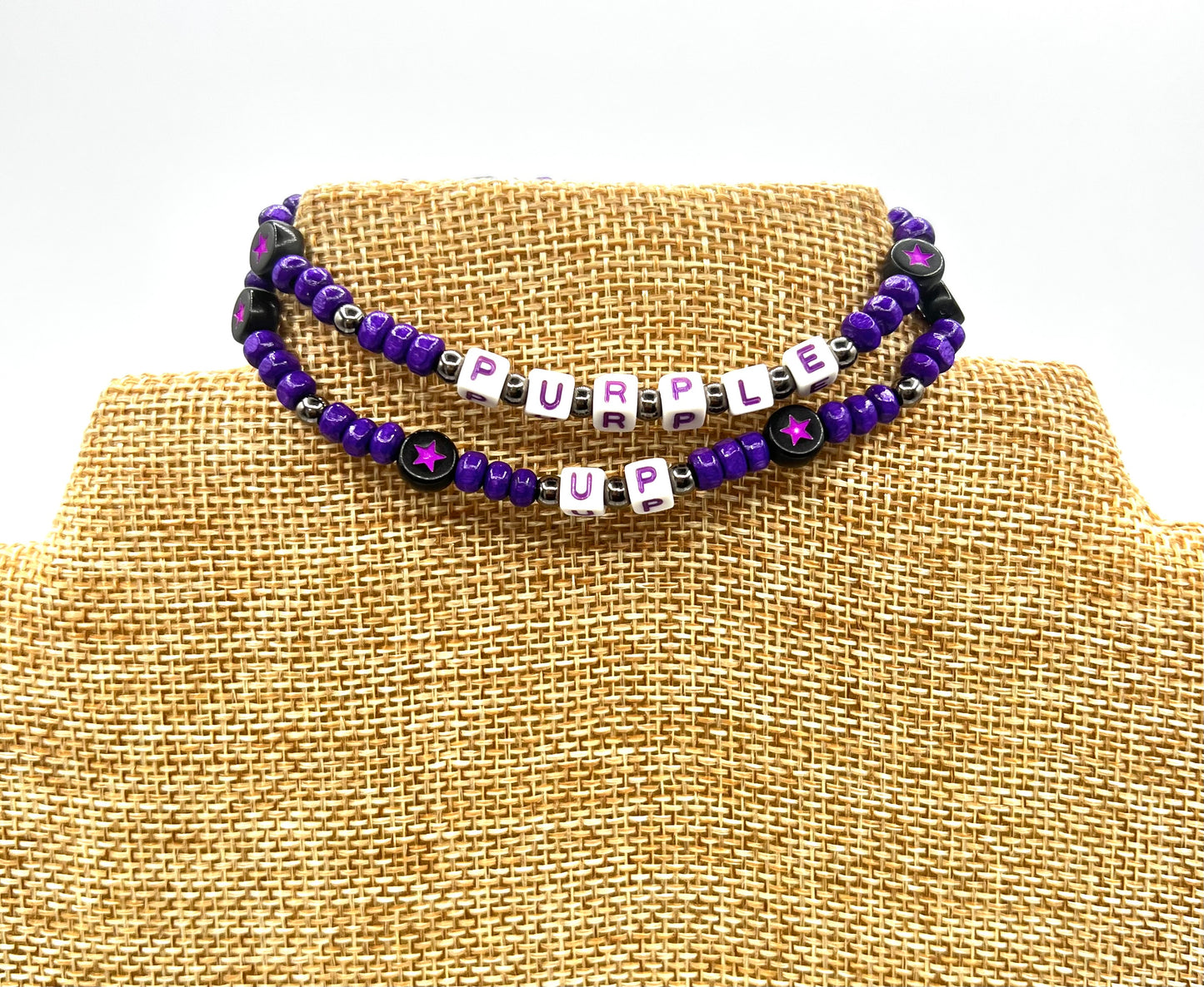 Purple Up Bracelet, MOMC Bracelet, April Month of the Military Child Accessory