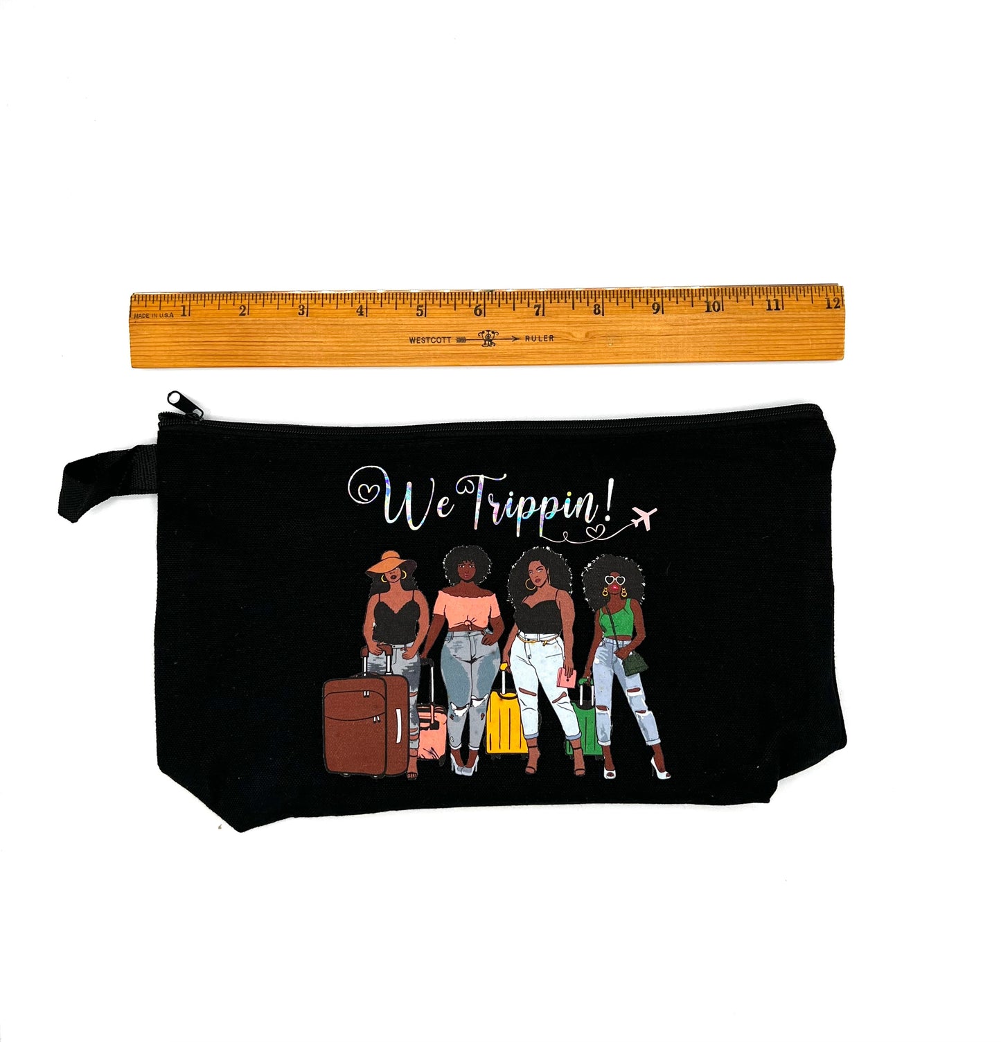 "We Trippin" Girls Trip Handbag/Cosmetic Bag/Pouch 2