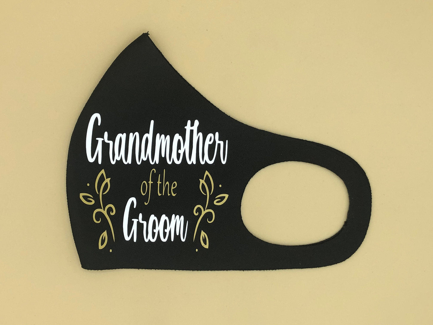 Grandmother of the Groom Face Mask Style 1