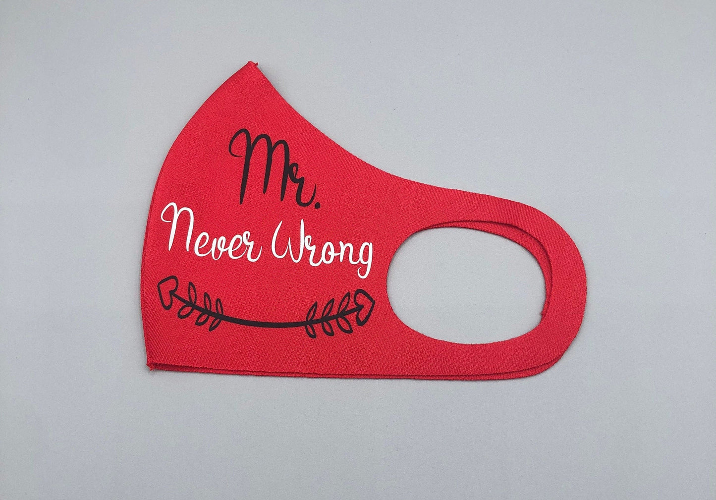 Never Wrong and Always Right Couples Masks