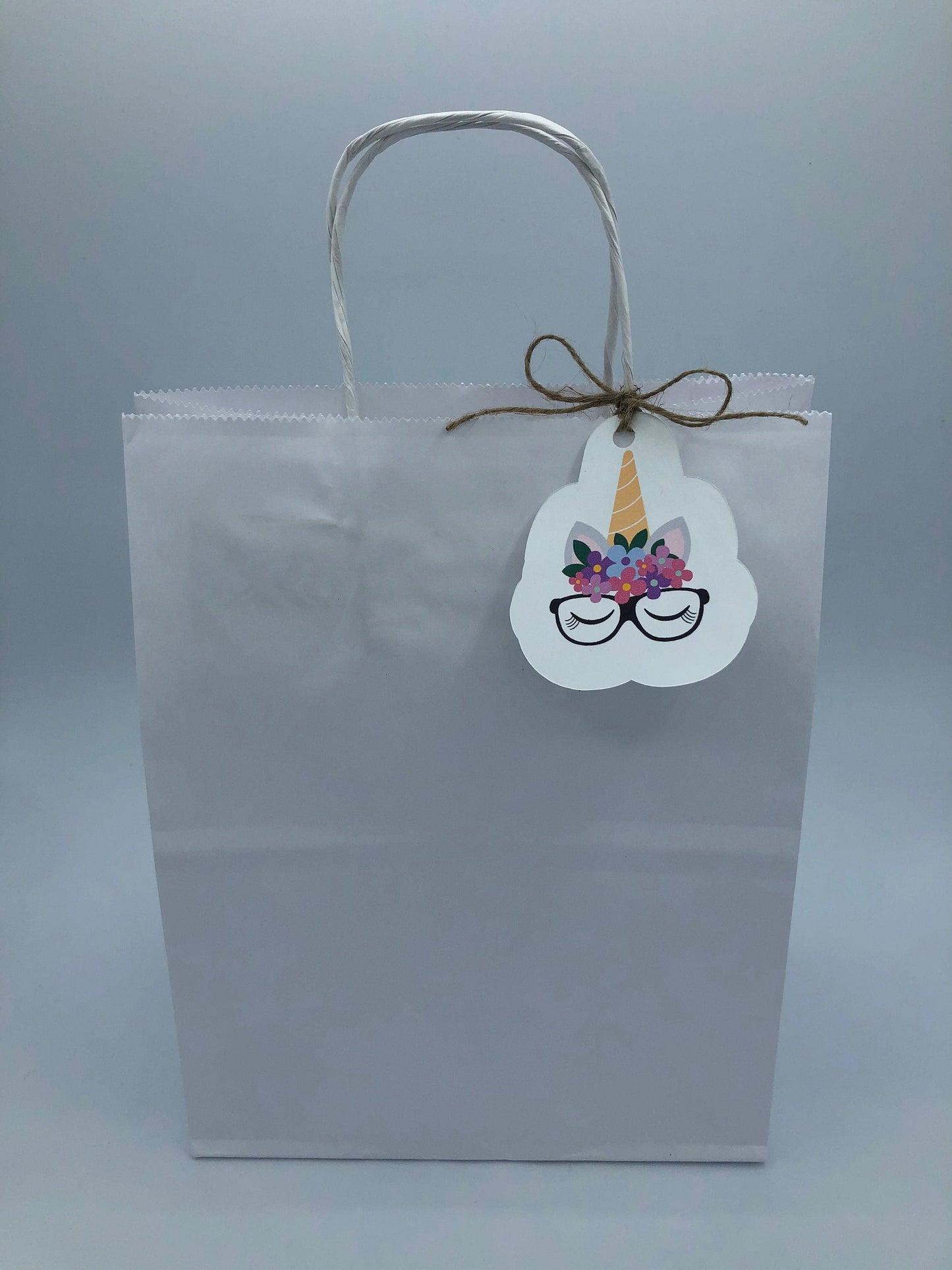 Unicorn Gift Tags and Gift Bags