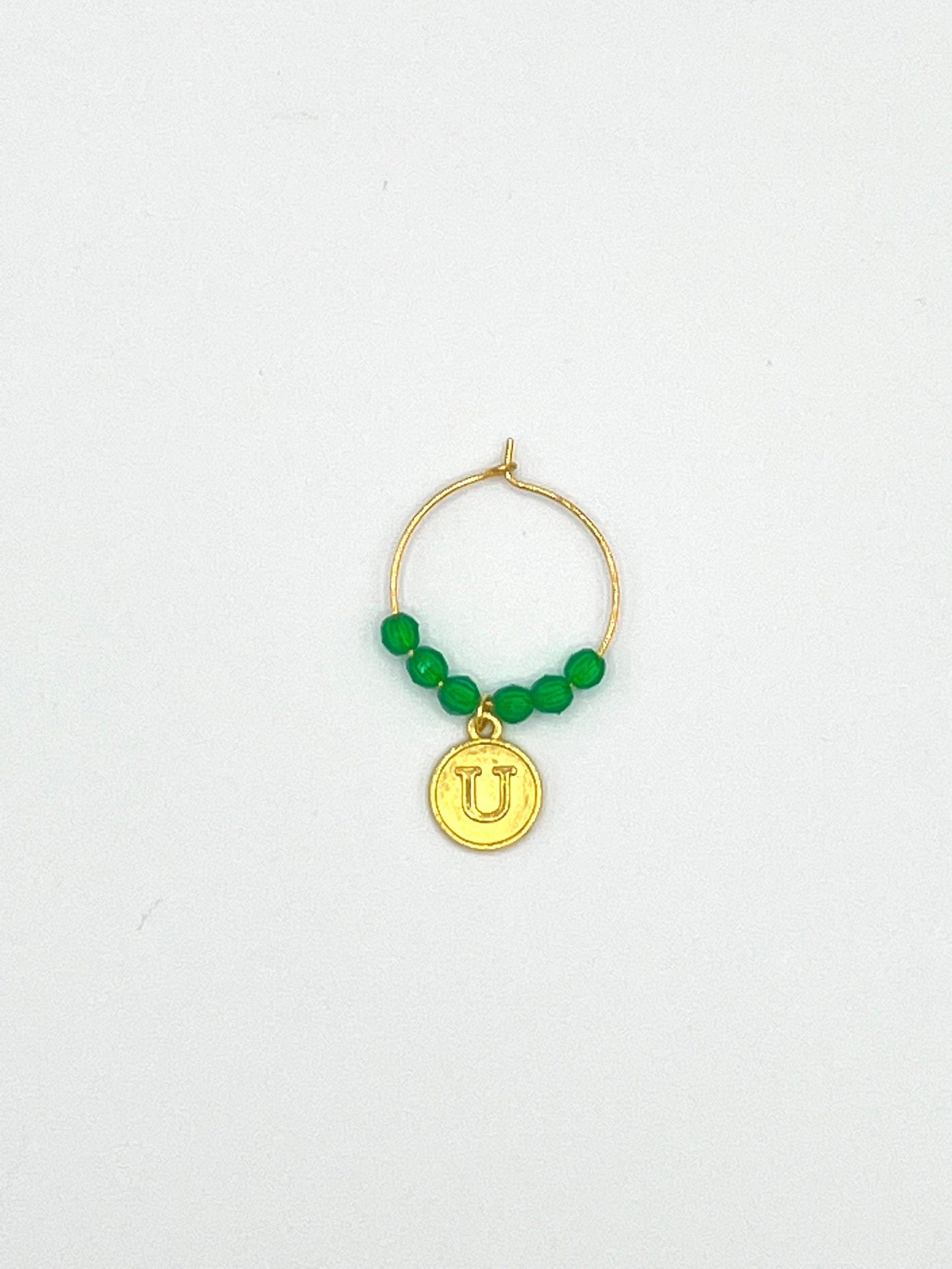 Wine Glass Charms - Shamrock 4 Leaf Clover