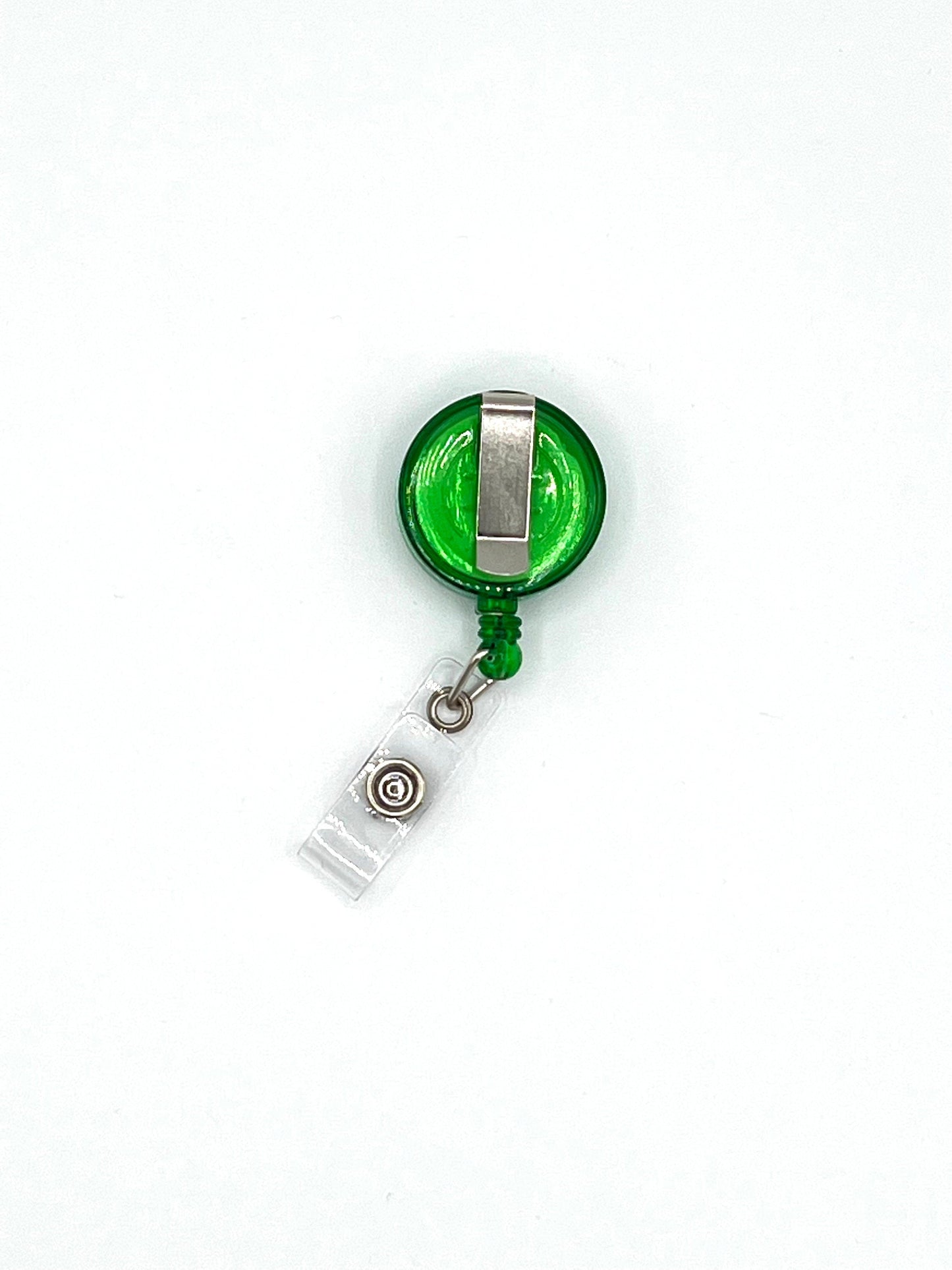 Emerald Green Shamrock Badge Reel