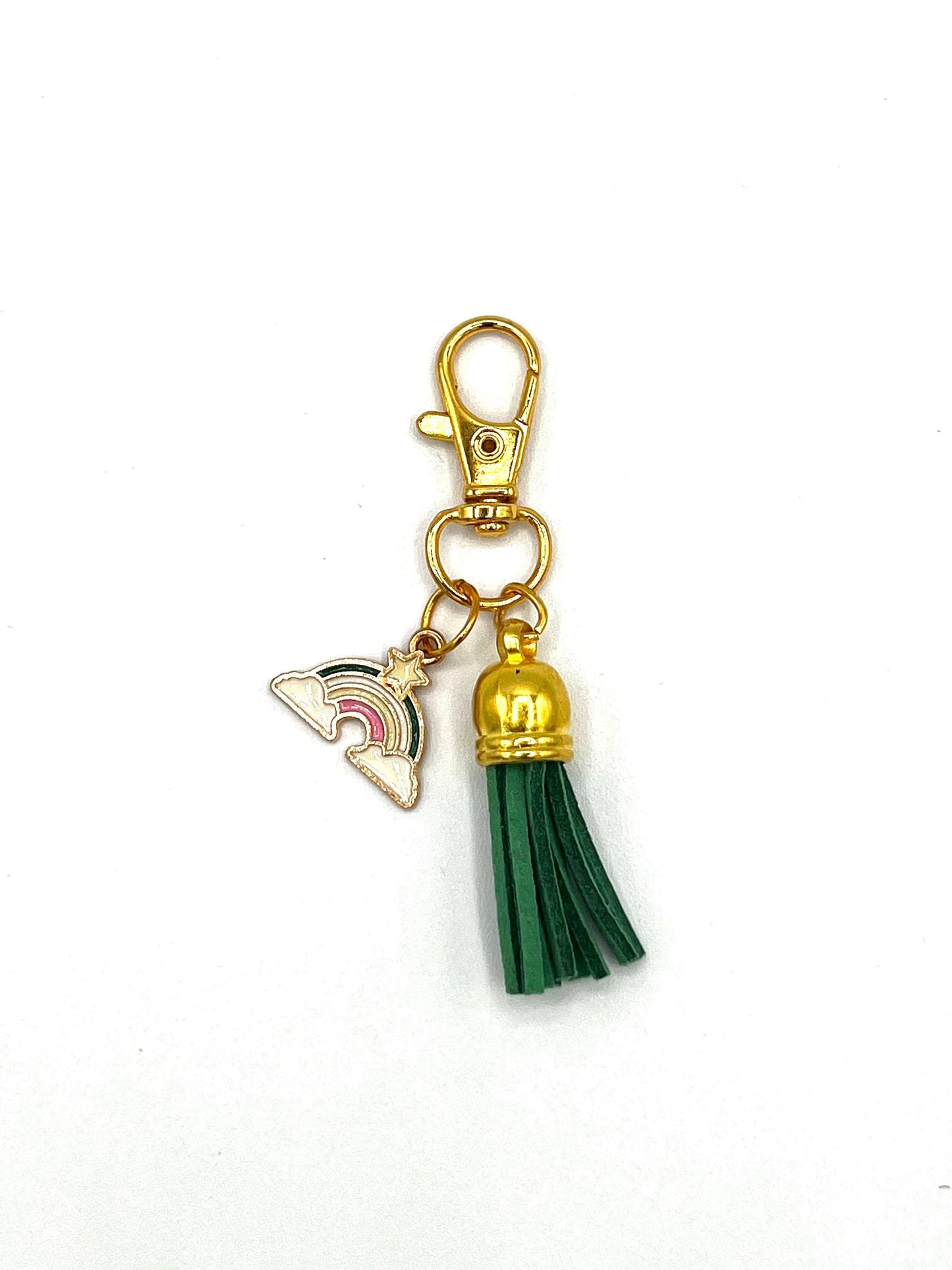 Rainbow and Tassel Charm