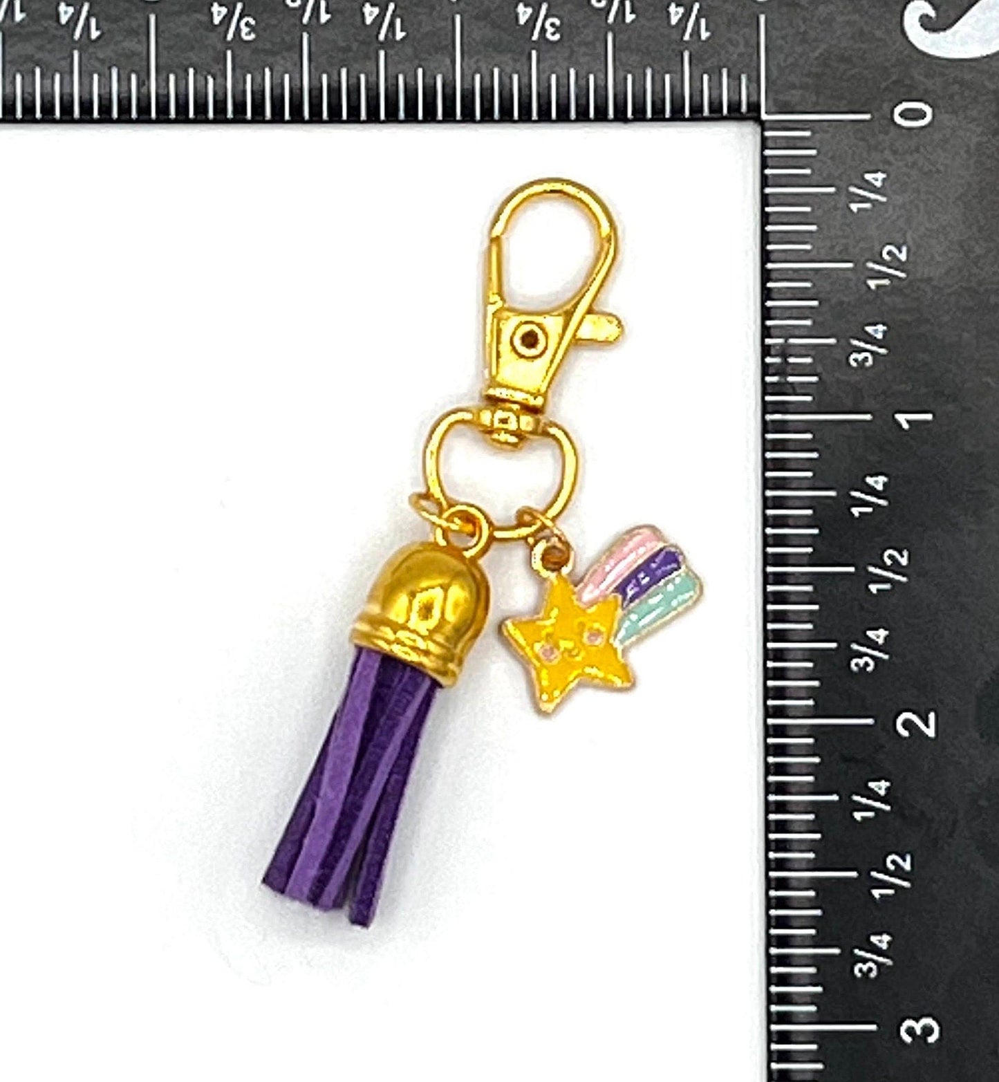 Rainbow and Tassel Charm