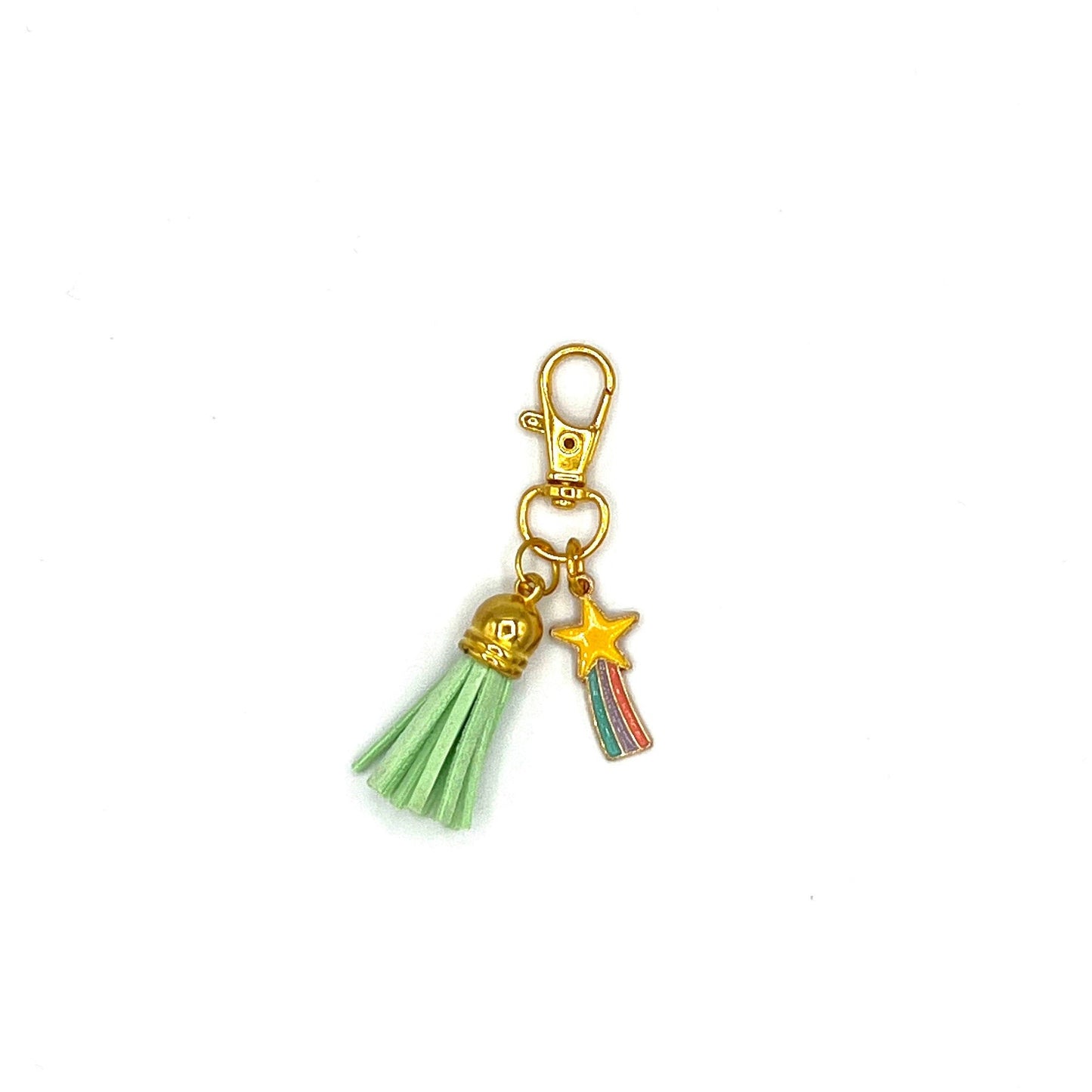 Rainbow and Tassel Charm