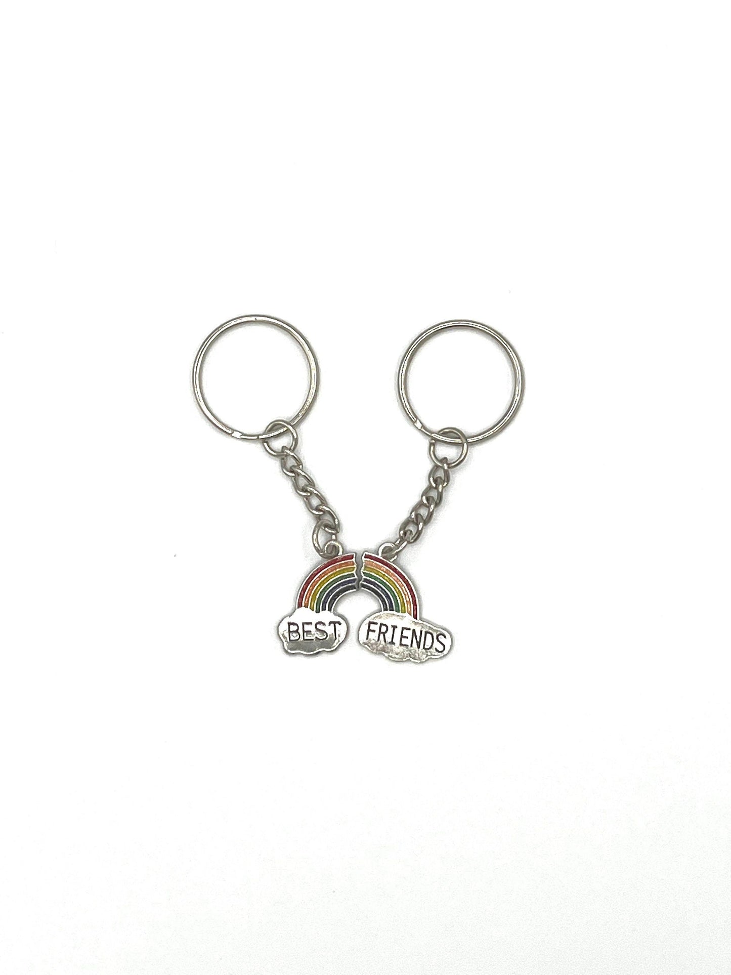 Keychain Charm Set Rainbow Best Friends