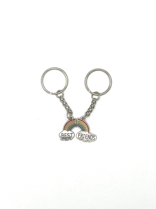 Keychain Charm Set Rainbow Best Friends