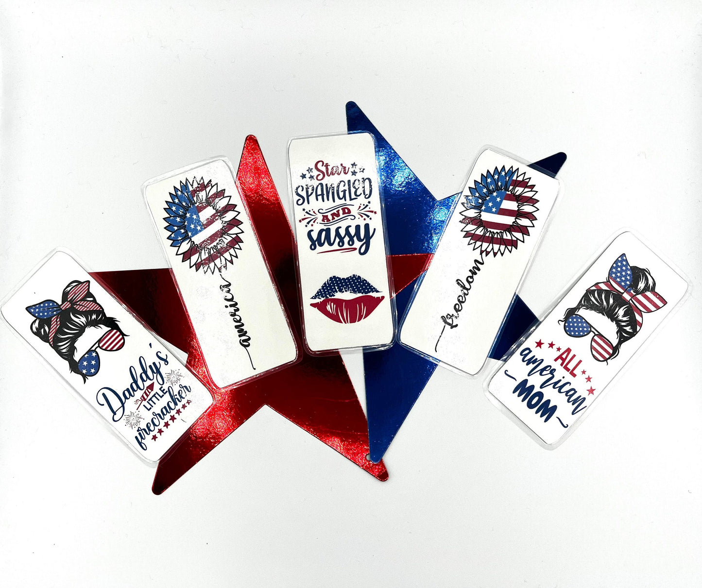 Laminated Bookmark Patriotic Inspired