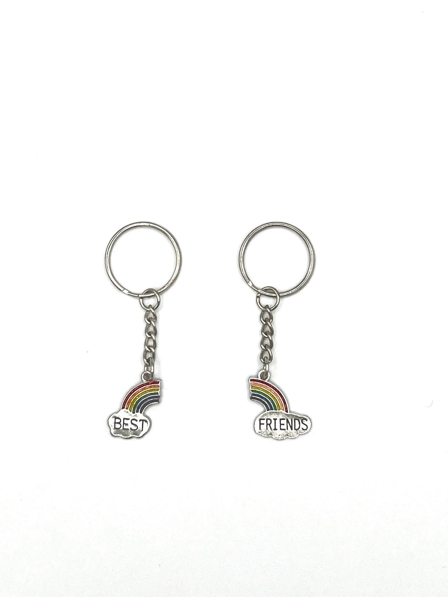 Keychain Charm Set Rainbow Best Friends