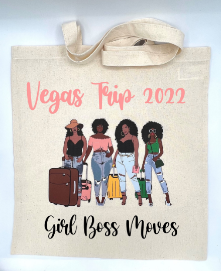 Personalized Tote Bag Girl’s Trip "Vegas Trip 2023"