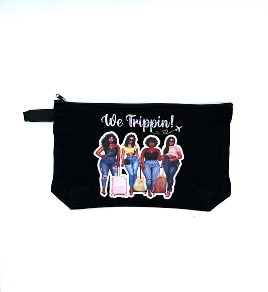 "We Trippin" Girls Trip Handbag/Cosmetic Bag/Pouch 1