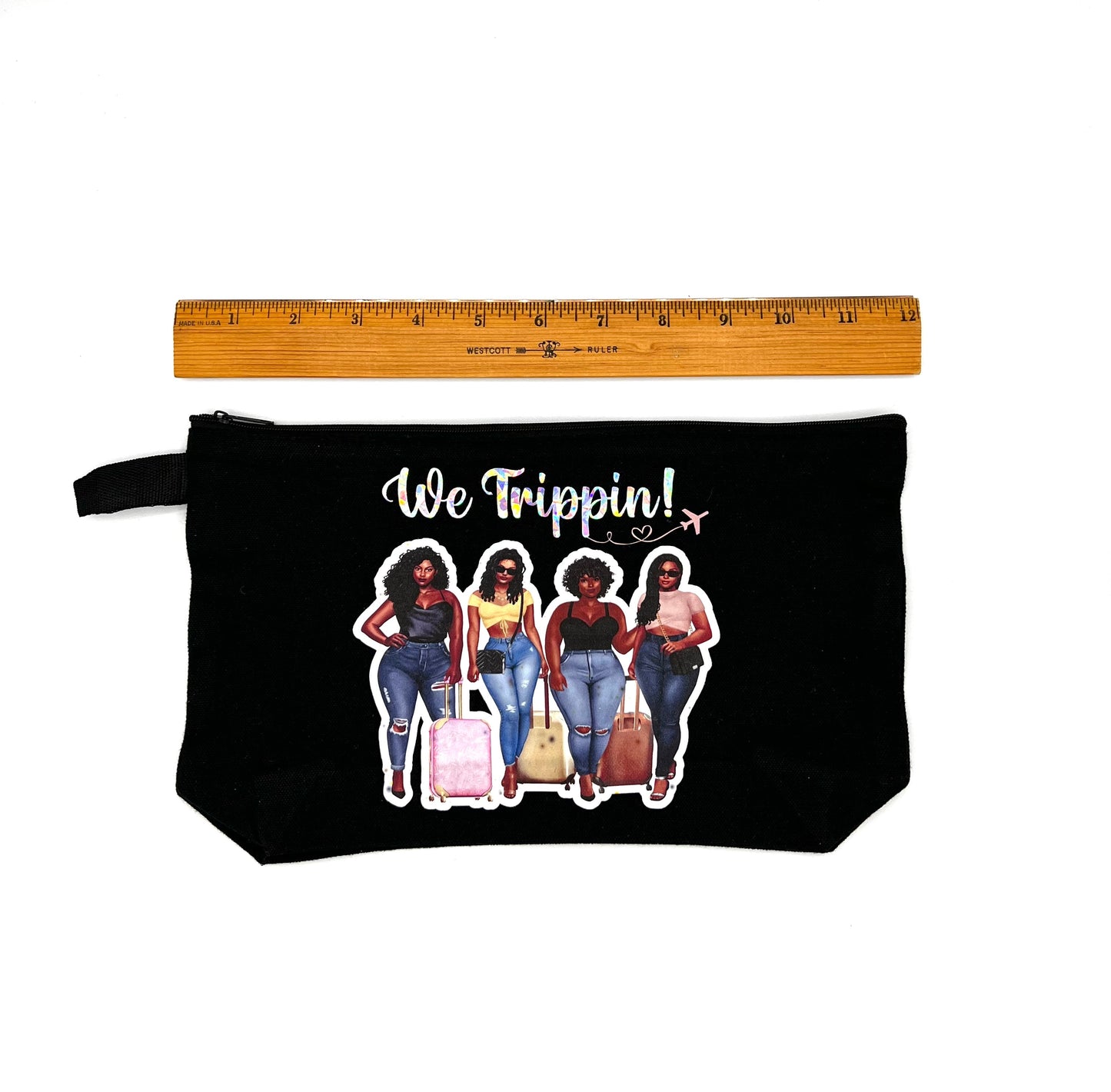 "We Trippin" Girls Trip Handbag/Cosmetic Bag/Pouch 1